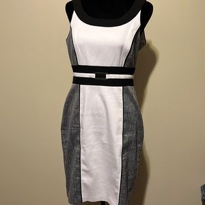 Excellent condition - WHBM colorblock sheath dress